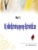 Bài 1: Khái niệm Lập trình và NNLT bậc cao