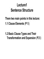 sentence structure