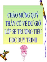 Bài: Những gì em đã biết