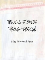 Telling Stories Through Design: A Brief Introduction
