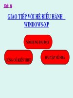 Làm quen với hệ điều hành