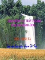 chinh ta moi vao lop 1