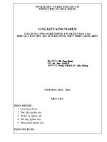 ứng dụng công nghệ thông tin nhằm nâng cao hiệu quả dạy học  địa lí 10 bài sóng, thủy triều, dòng biển