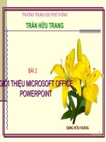 2.Giới thiệu PowerPoint 2003