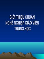 Chuan nghe nghiep giao vien