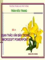 4_Soạn thảo văn bản trong PP 2003