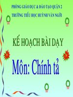môn chính tả lớp 5
