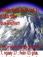 Mời thầy cô xem Diễn biến bão số 1–CÔN SƠN đi qua VietNam -Hình ảnh từ 13 giờ, thứ 7, ngày 17 -đến 03 giờ,ngày18,2010
