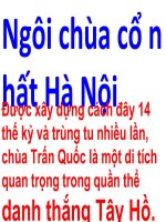chùa cổ nhất hà nội.
