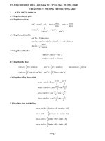 LTĐH Chuyên đề: Phương Trình Lượng Giác