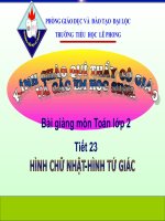 Hinh chu nhat, hinh tam giac