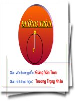 Phương trình đường tròn lớp 10