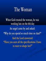 God talk about woman