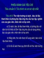 tieu chuan kiem dinh chat luong giao duc
