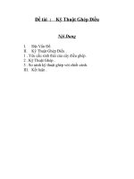 Kỹ thuật ghép điều môn cây công nghiệp