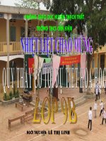 Tiet 24 - Hoa hoc 9 ( Du thi GVG )