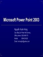 Hướng dẫn dùng P.P 2003