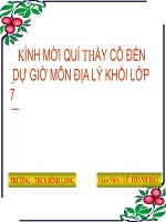 BÀI 39 : KINH TẾ BẮC MĨ ( TT ) .