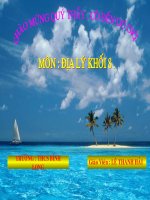 BÀI : ÔN TẬP KIỂM TRA  01 TIẾT HỌC KỲ II .