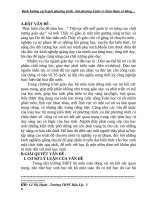 skkn định hướng cách giải phương trình, bất phương trình có chứa tham số bằng phương pháp sử dụng đạo hàm, thpt