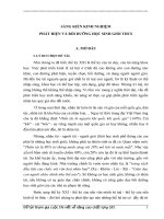 SÁNG KIẾN KINH NGHIỆM_ PHÁT HIỆN VÀ BỒI DƯỠNG HỌC SINH GIỎI THCS