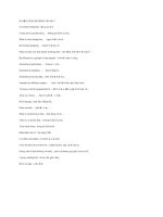 NHỮNG CÁCH nói ĐÁNG GHI NHỚ