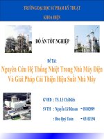 Do an tot nghiep Nguyên Cứu Hệ Thống Nhiệt Trong Nhà Máy Điện  Và Giải Pháp Cải Thiện Hiệu Suất Nhà Máy