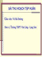 Bài 3:  GiỚI THIỆU MICROSOFT ACCESS