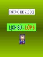 Tiết 26: Những cuộc khởi nghĩa lớn trong các thế kỷ VII-IX