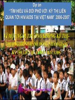 Không phân biệt kỳ thị HIV/AIDS ở trường