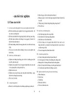 Trắc nghiệm môn kinh tế