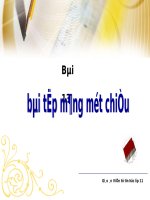 Bài tập (Mảng 1 chiều)
