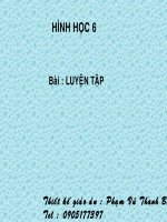 Toán 6 - Tiết 6 - Luyện tập