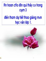 HỌC VẦN LỚP 1 .BÀI : ONG- ÔNG