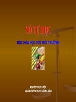 Hoa hoc va moi truong