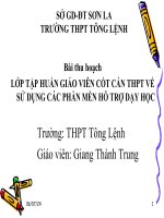 BAO CAO TAP HUAN THPT
