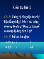 Bài 30. Hiệu điện thế