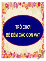 Trò chơi đếm các con vật