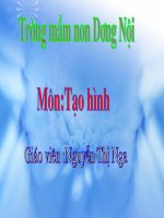 HĐTH: Dán khuôn mặt-4-5 tuổi
