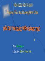 Bài dự thi sáng tạo của giáo viên