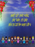 Ôn bài hát: Chim sáo