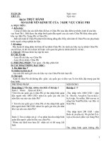 giáo án địa lí 7 kì II , rất chi tiết