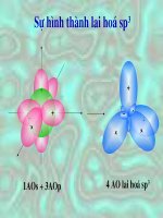 Sự hình thành lai hóa SP3