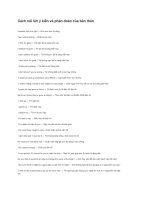 Cách nói lên ý kiến và phán đoán của bản thân