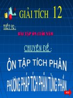 tích phân từng phần