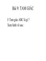 Bài 9.TAM GIÁC
