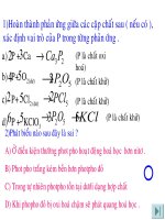 GAĐT bài axitphotphoric ( hay lắm)
