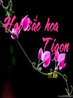 Hai sắc hoa Tigon