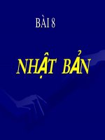 Bài 8 :NHẬT BẢN