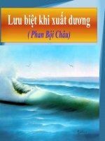 Luu biet khi xuat duong - Van 11